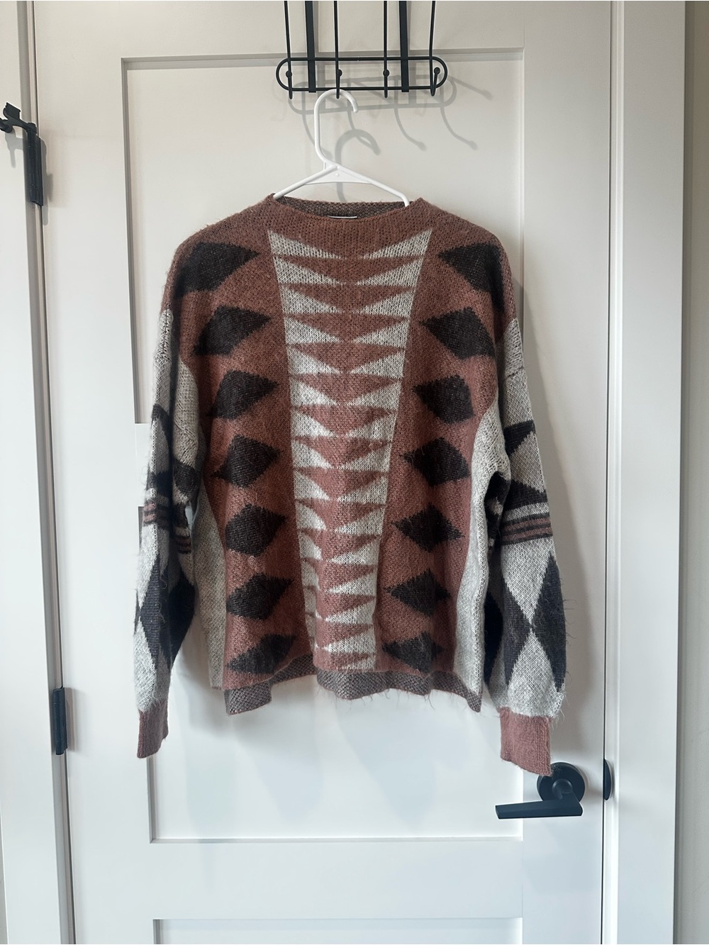 Buckle: Daytrip: Geometric Pattern Crewneck Sweater